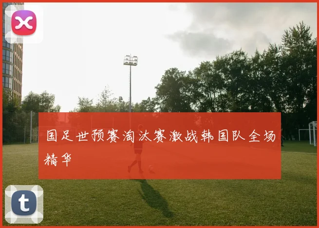 国足世预赛淘汰赛激战韩国队全场精华
